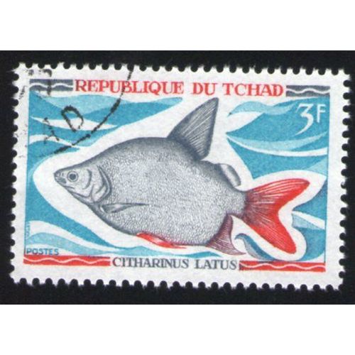 Tchad 1969 Oblitéré Rond Used Stamp Fish Poisson Citharinus Latus