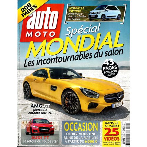 Auto Moto N°226: Special Mondial/ Audi Tt/ Occasion/ Nouvelle Twingo/ Amg Gt