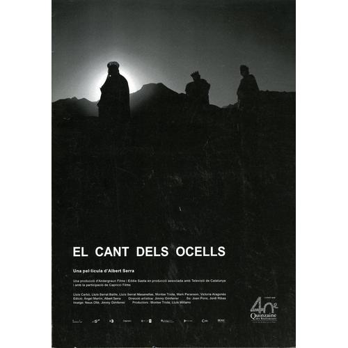 El Cant Dels Ocells, Synopsis Dépliant, Albert Serra, Avec Mark Peranson, Lluís Carbó, Montse Triola