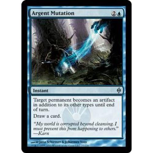 Magic The Gathering - Mutation De L'argent (Argent Mutation) - La Nouvelle Phyrexia - Unco