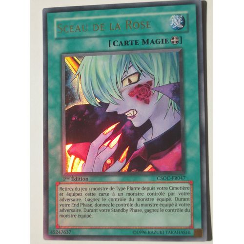Sceau De La Rose - Csoc Fr047 - Ultimate Rare - Première Édition - Vf