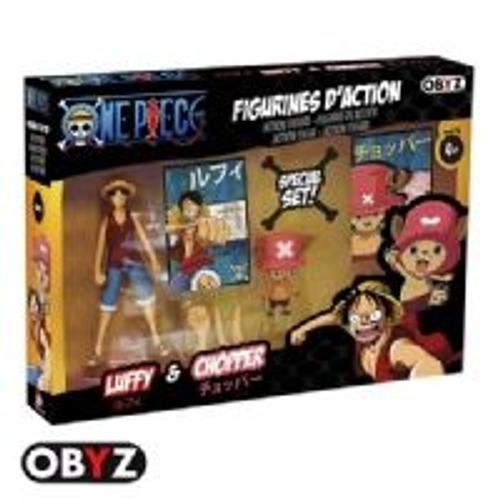 One Piece - Figurine - Pack Figurines 12 Cm Luffy Et Chopper