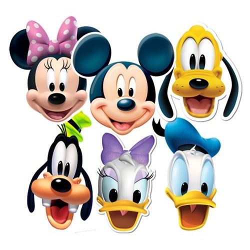 Lot De 6 Masques Mickey Et Ses Amis Disney - Enfants