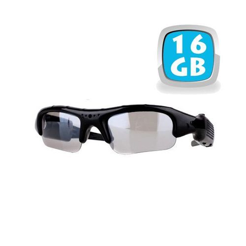 Lunette Camera Espion Sport Pro 16 Go Video Mini Appareil Photo Auto Ski Voiture YONIS