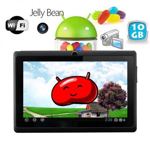 Tablette Tactile Noire Android Version 6.0 Écran 7 Pouces Liseuse Numérique 16Go YONIS