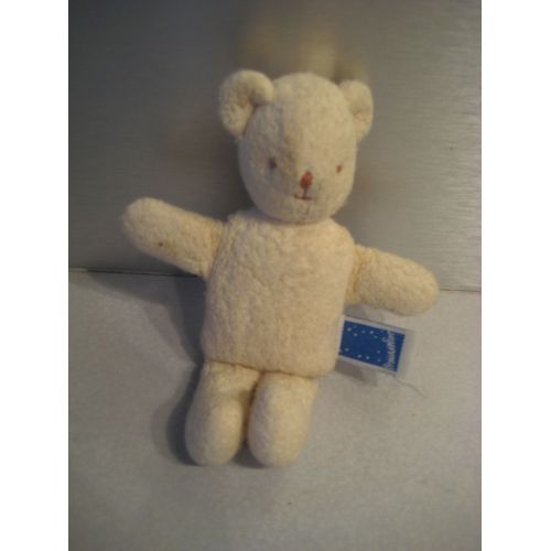 Doudou Hochet Ours Beige Souriant Trousselier 15 Cm
