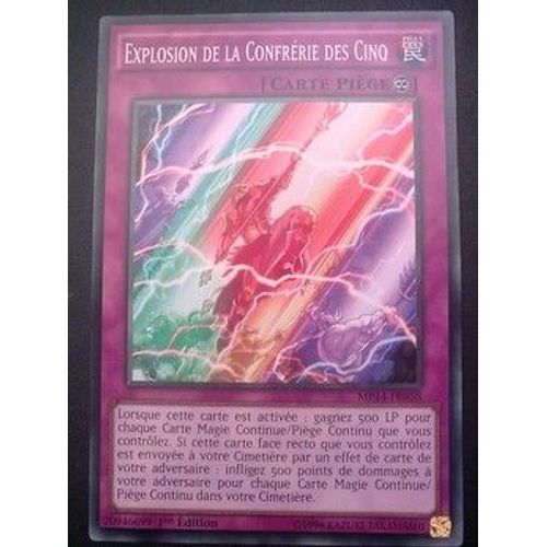 Carte Yu Gi Oh - Explosion De La Confrérie Des Cinq - Mp14-Fr058 - Commune