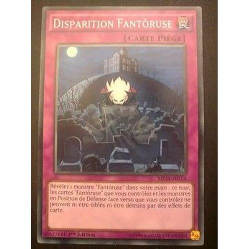 Carte Yu Gi Oh - Disparition Fantoruse - Mp14-Fr174 - Commune