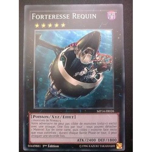 Carte Yu Gi Oh - Forteresse Requin - Mp14-Fr026 - Commune