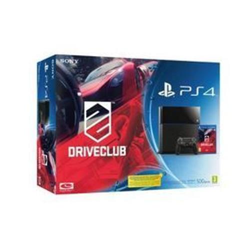 Console Ps4 500 Go Noire + Driveclub