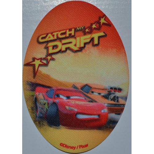 Cars Flash Mcqueen Disney Ecusson Patch Parches Patches Thermocollant Ovale Ref D