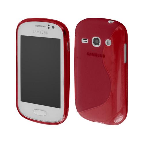 Coque Housse S-Line Rouge Galaxy Fame S6810 Samsung