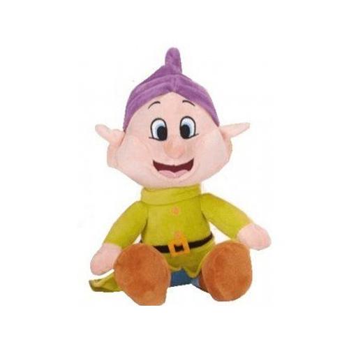 Peluche Nain Simplet 38 Cm - Collection Blanche Neige Et Les 7 Nains - Set Grand Doudou Classique Enfant Et 1 Carte Tigre