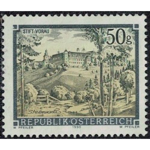 Autriche 1990 Used Abbaye Monastère Couvent Stift Vorau Y&t At 1835 Su
