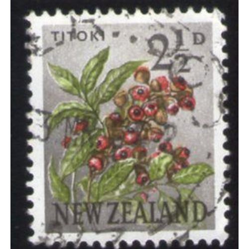 Nouvelle Zélande 1960 Oblitéré Rond Used Stamp Titoki Chêne Alectryon Excelsus