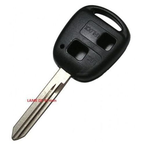 Toy24 - Coque + Lame Toyota 2 Boutons