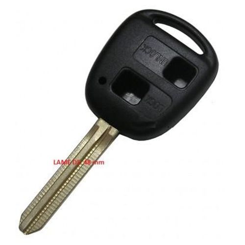 Toy22 - Coque + Lame Toyota 2 Boutons