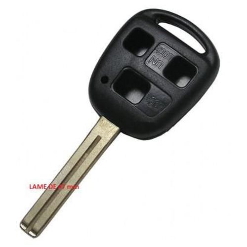 Toy31 - Coque + Lame Toyota 3 Boutons