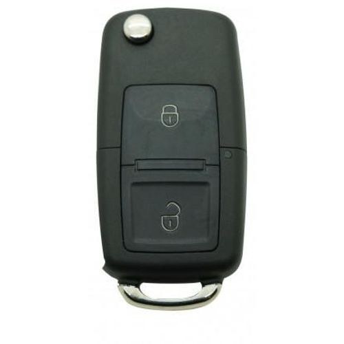 Vw202 - Coque + Lame Volkswagen 2 Boutons