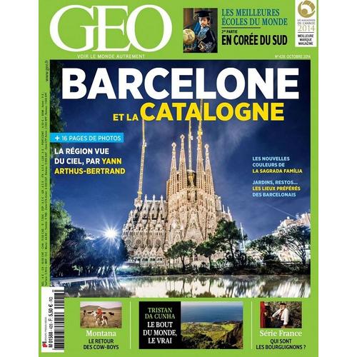 Geo 2014 (N°428)  Barcelone Et La Catalogne