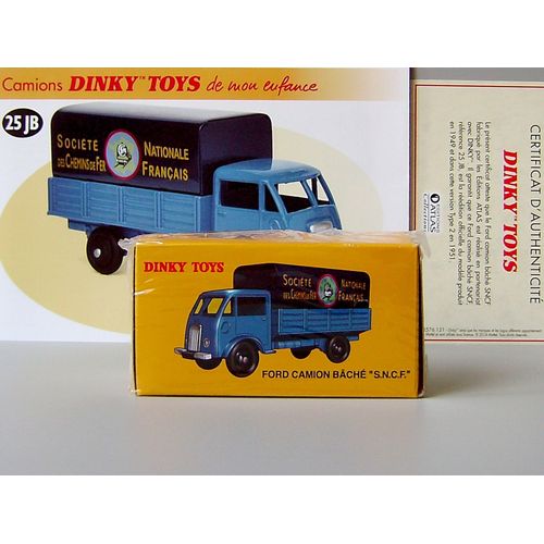Camion Ford Bâché "S.N.C.F." Dinky Toys Atlas-Mattel