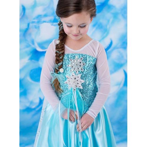 Déguisement Luxe Elsa : La Reine des Neiges (Frozen) : 3/4 ans