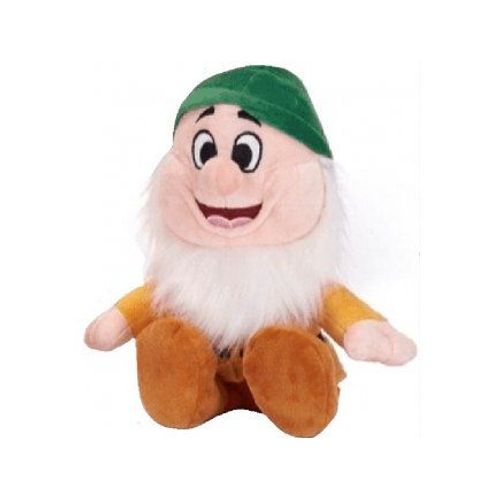 Peluche Nain Timide 40 Cm - Collection Blanche Neige Et Les 7 Nains - Set Grand Doudou Classique Enfant Et 1 Carte Tigre