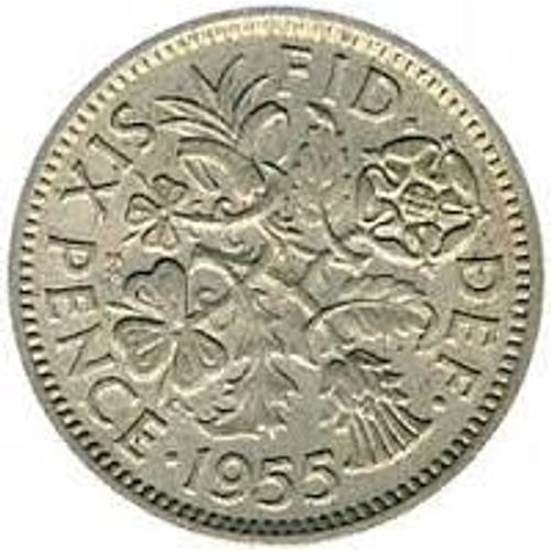 6 Pences 1955