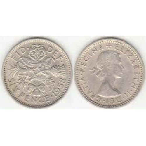 6 Pences 1958