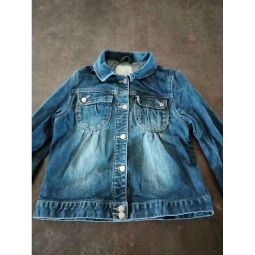 Blouson En Jean Fille Petit 14 Ans Verbaudet Très Bon État