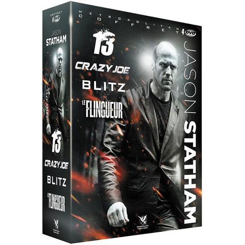 Jason Statham : Crazy Joe + 13 + Blitz + Le Flingueur - Pack