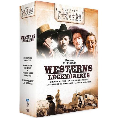 Robert Mitchum - 4 Westerns Légendaires : L'homme Au Fusil + La Vengeance Du Shérif + La Route De L'ouest + L'aventurier Du Rio Grande - Pack