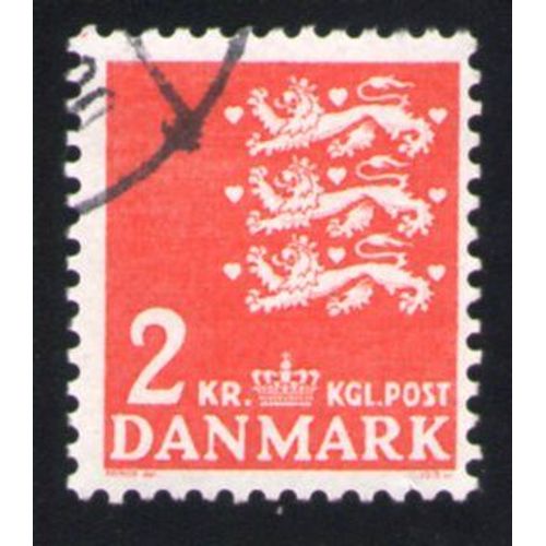 Danemark 1947 Oblitéré Rond Used Stamp Blason Danois Avec Trois Lions