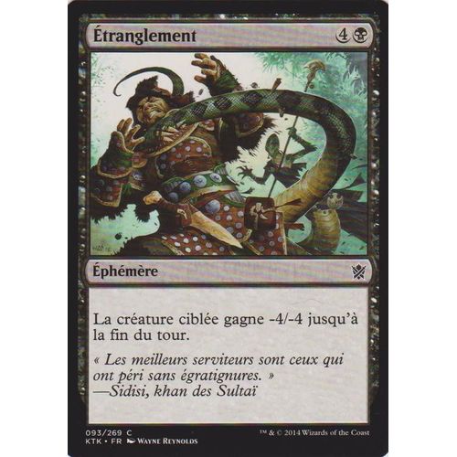 Foil Étranglement - Magic Mtg - Khans De Tarkir 