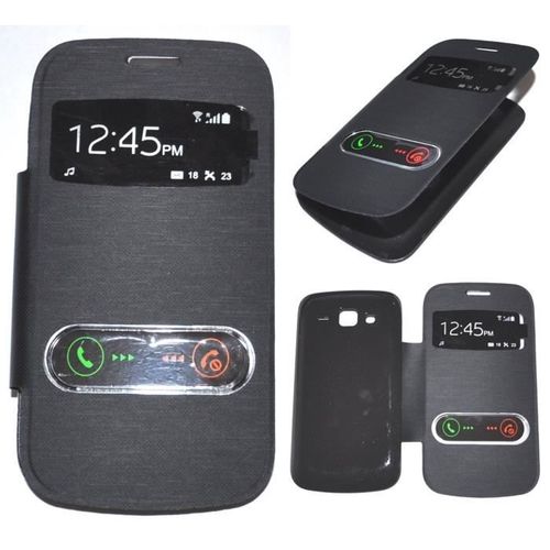 Etui À Rabat Samsung Galaxy Core Plus G3500 Noir