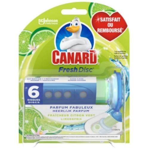 Fresh Disc Canard parfum fabuleux Fraicheur citron vert 6 disques