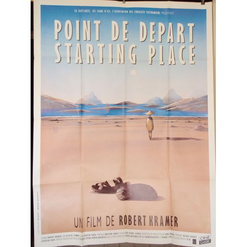 Point De Depart - 1993 - Affiche Originale Pliee 120 X 160 - Robert Kramer - Vietnam - Baie D'halong - Documentaire