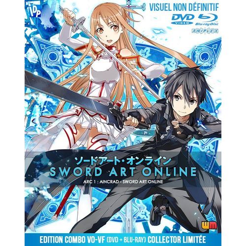 Sword Art Online Intégrale Arc 1 Collector Blu Ray + Dvd