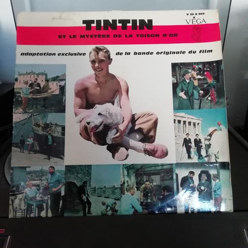 Tintin Et Le Mystère De La Toison D' Or - Adaptation Exclusive De La Bande Originale Du Film/ Vega 35 S 903/ Disque Vinyle 25 Cm / Dialogues : André Barret & Rémo Forlani / Musique André Popp / 1962