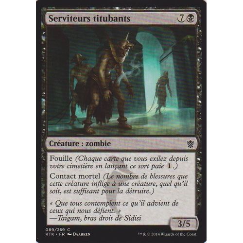 Foil Serviteurs Titubants - Magic Mtg - Khans De Tarkir 