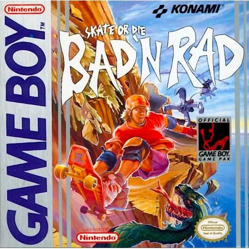 Bad N Rad-Skate Or Die - Jeu Nintendo Game Boy - Palcom -