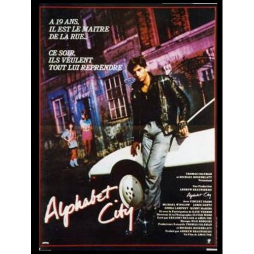 Alphabet City - Véritable Affiche De Cinéma Pliée - Format 40x60 Cm - De Amos Poe Avec Vincent Spano, Michael Winslow, Kate Vernon, Jami Gertz- 1984