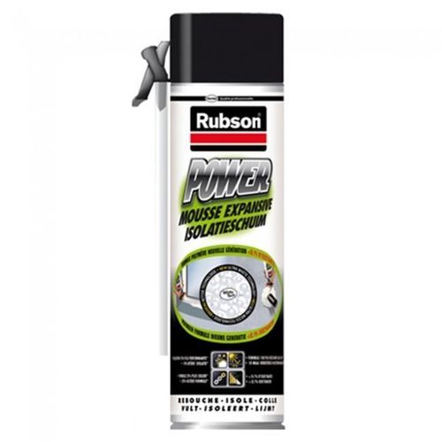 Mousse expansive Power de Rubson  (a?rosol pistolable de 500ml)