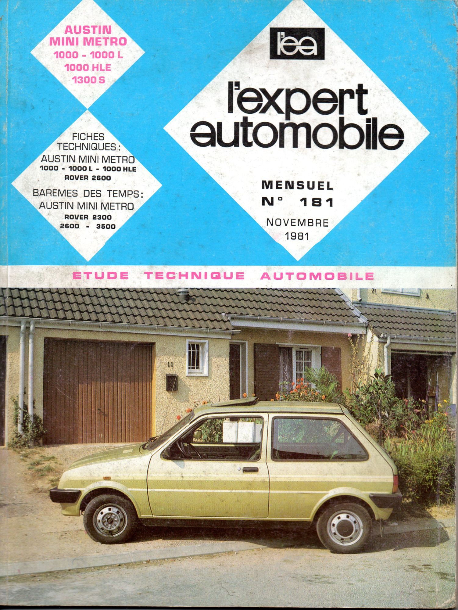 Expert Automobile N° 181 : Fiches Techniques Austin Mini Metro