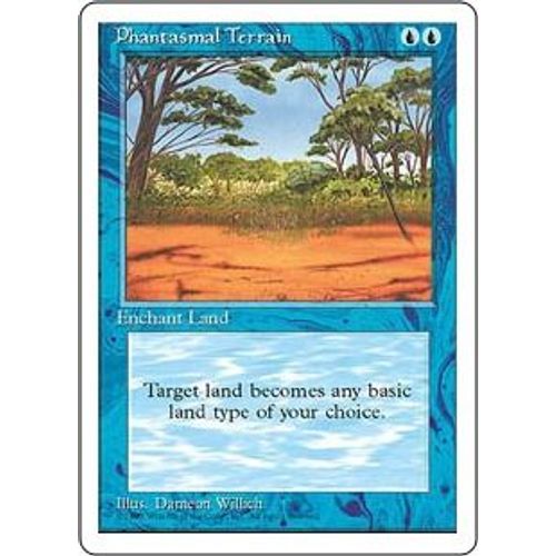 Magic The Gathering - Terrain Fantasmatique (Phantasmal Terrain) - 4ième Edition - Commune
