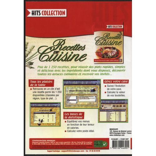 1250 Fiches Cuisine (Hit Coll) Pc