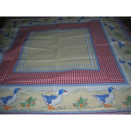 Nappe La Cigogne Gourmande 100% Polyester 100 X 100 Cm.