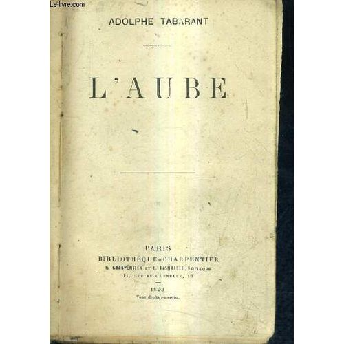 L'aube.