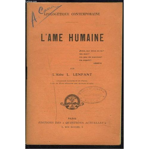 L'ame Humaine