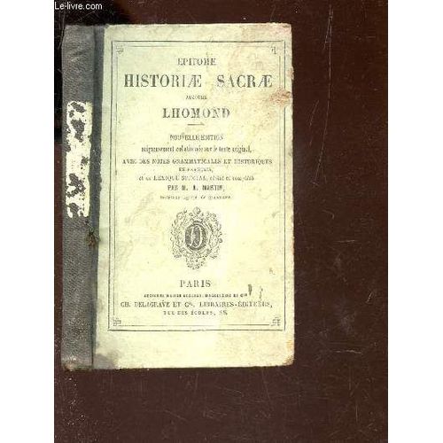 Epitome Historiae Sacrae / Nouvelle Edition.